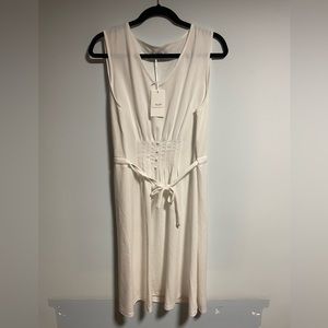 NWT Grace Karin simple white dress size XL- New